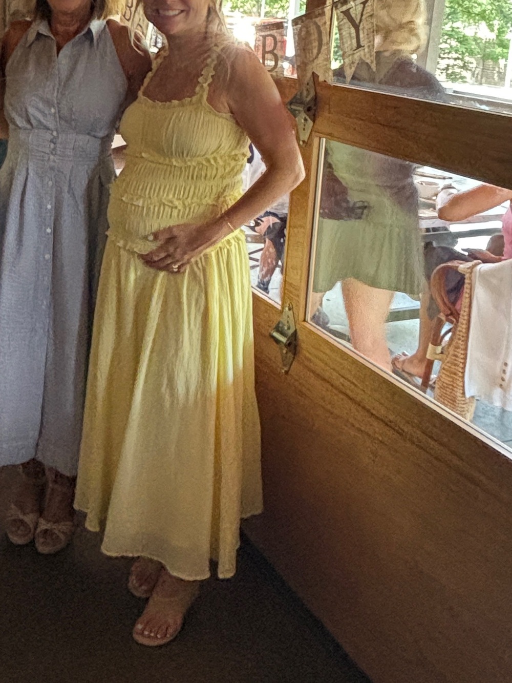 Petal and Pup Enola Gather Midi Dress - Picture 2 of 2